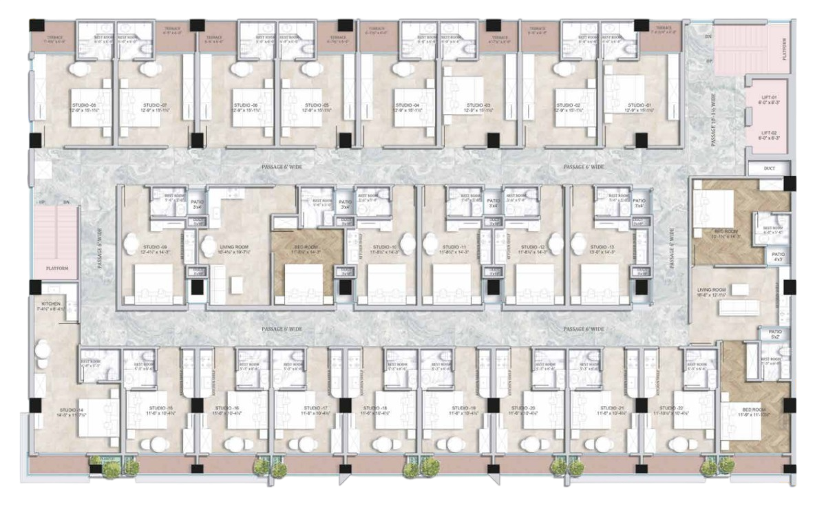 5th Floor Plan